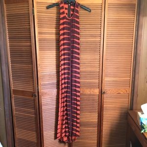 MANAOLA backless maxi dress, Nanaka print, Size M